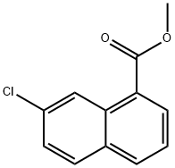 methyl 7-chloronaphthalene-1-carboxylate Structure
