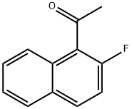 1-(2-플루오로나프탈렌-1-일)에타논 구조식 이미지