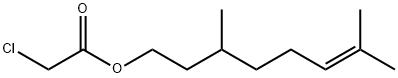 3,7-디메틸옥트-6-에닐2-클로로아세테이트 구조식 이미지