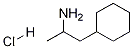 1-cyclohexylpropan-2-amine hydrochloride Structure