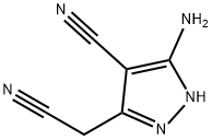 5-AMINO-4-CYANO-3-CYANOMETHYLPYRAZOLE Structure