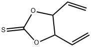 1,3-Dioxolane-2-thione,  4,5-diethenyl- Structure