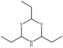 Dihydro-2,4,6-triethyl-1,3,5-[4H]-dithiazine Structure