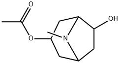3-Acetoxy-8-methyl-8-azabicyclo[3.2.1]octane-6-ol 구조식 이미지