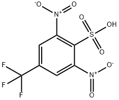 2,6-디니트로-4-트리플루오로메틸벤젠술폰산 구조식 이미지