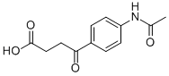 3-(4-ACETYLAMINOBENZOYL)PROPANOIC ACID Structure