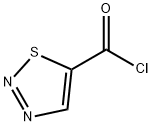 1,2,3-티아디아졸-5-카르보닐클로라이드(9CI) 구조식 이미지