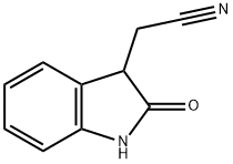 1H-인돌-3-아세토니트릴,2,3-디하이드로-2-옥소- 구조식 이미지