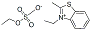 3-Ethyl-2-methylbenzothiazolium ethosulfate Structure