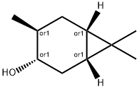 (1alpha,3beta,4alpha,6alpha)-4,7,7-trimethylbicyclo[4.1.0]heptan-3-ol Structure