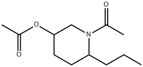 아세트산1-아세틸-6-프로필피페리딘-3-일에스테르 구조식 이미지