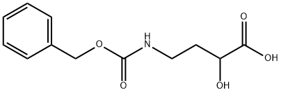 2-HYDROXY-4-BENZYLOXYCARBONYLAMINE BUTANOIC ACID 구조식 이미지