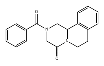 2-BENZYL-1,2,3,6,7,11B-HEXAHYDRO-4H-PYRAZION[2,1-A] ISOQUINOLINE-4-ONE 구조식 이미지