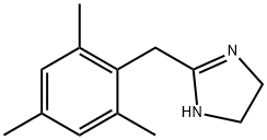 4,5-디히드로-2-[(2,4,6-트리메틸페닐)메틸]-1H-이미다졸 구조식 이미지
