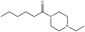 피페라진,1-에틸-4-(1-옥소헥실)-(9CI) 구조식 이미지