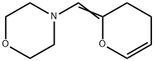 4-[(3,4-디하이드로-2H-피란-2-일리덴)메틸]모르폴린 구조식 이미지
