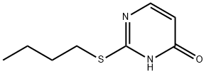 2-(Butylthio)pyrimidin-4(1H)-one Structure