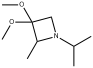 Azetidine, 3,3-dimethoxy-2-methyl-1-(1-methylethyl)- (9CI) Structure