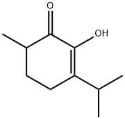 2-hydroxy-3-(isopropyl)-6-methylcyclohex-2-en-1-one          Structure