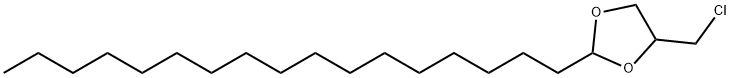 4-(클로로메틸)-2-헵타데실-1,3-디옥솔란 구조식 이미지