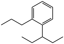 1-(1-Ethylpropyl)-2-propylbenzene Structure