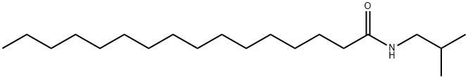 Palmitic acid isobutylamide Structure