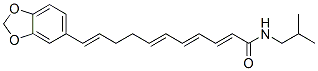 (2E,4E,6E,10E)-11-benzo[1,3]dioxol-5-yl-N-(2-methylpropyl)undeca-2,4,6,10-tetraenamide 구조식 이미지