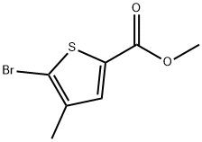 METHYL 5-BROMO-4-METHYL-2-THIOPHENECARBOXYLATE Structure