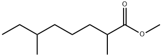 2,6-Dimethyloctanoic acid methyl ester Structure