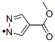 1H-Pyrazol-1-yl, 4-(methoxycarbonyl)- (9CI) Structure