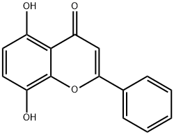 5,8-Dihydroxyflavone 구조식 이미지