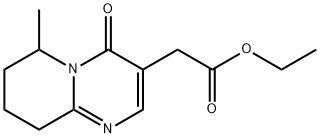 6-메틸-4-옥소-6,7,8,9-테트라하이드로-4H-피리도[1,2-a]피리미딘-3-아세트산에틸에스테르 구조식 이미지