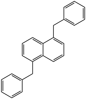 1,5-디벤질나프탈렌 구조식 이미지
