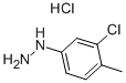 3-Chloro-4-methylphenylhydrazine hydrochloride 구조식 이미지