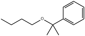 Butyl(α,α-dimethylbenzyl) ether Structure