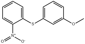 Benzene, 1-[(3-methoxyphenyl)thio]-2-nitro- Structure