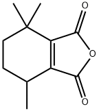 4,5,6,7-테트라히드로-4,4,7-트리메틸-1,3-이소벤조푸란디온 구조식 이미지