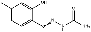 2-[(2-Hydroxy-4-methylphenyl)methylene]-1-hydrazinecarboxamide Structure