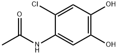아세트아미드,N-(2-클로로-4,5-디히드록시페닐)-(9CI) 구조식 이미지