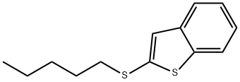 2-(Pentylthio)benzo[b]thiophene Structure