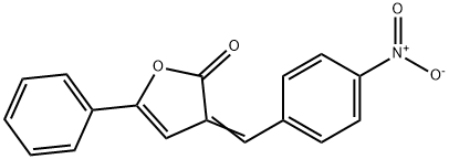 3-(4-Nitrobenzylidene)-5-phenylfuran-2(3H)-one 구조식 이미지