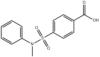 4-(METHYL-PHENYL-SULFAMOYL)-BENZOIC ACID Structure