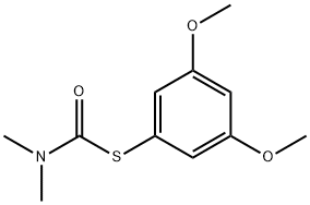 S-(3,5-DIMETHOXYPHENYL)DIMETHYL THIOCARBAMATE Structure