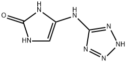 2H-Imidazol-2-one,  1,3-dihydro-4-(1H-tetrazol-5-ylamino)-  (9CI) 구조식 이미지