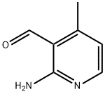 2-AMino-4-Methyl-3-pyridinecarboxaldehyde 구조식 이미지