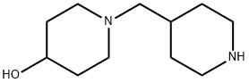 1-[(PIPERIDIN-4-YL)METHYL]PIPERIDINE-4-OL Structure