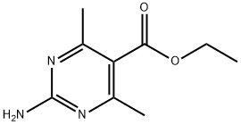 5-Pyrimidinecarboxylicacid,2-amino-4,6-dimethyl-,ethylester(9CI) Structure