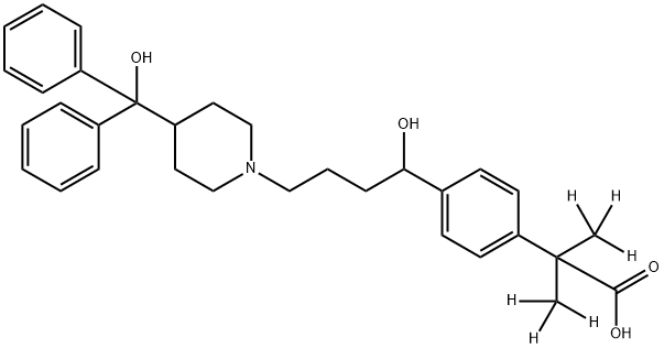 펙소페나딘-D6 구조식 이미지
