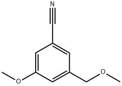 Benzonitrile, 3-methoxy-5-(methoxymethyl)- (9CI) Structure