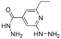 2-히드라지노-6-에틸이소니코틴산히드라지드 구조식 이미지